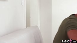Busty blonde MILF Adira Allure gangbanged with DP by her clients
