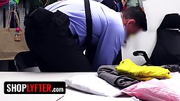 Nerd teen gets stripped and fucked by LP officer to avoid jail